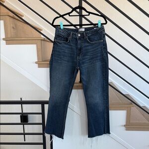 Zara Dark Blue Ankle Jeans